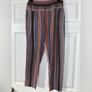 Xirena Flowy High Waisted Pants Multicolor Pattern